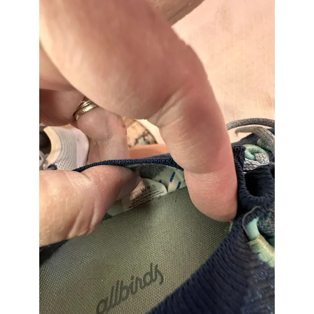 Allbirds Tree Dasher Blue Women's Shoes Size 9.5